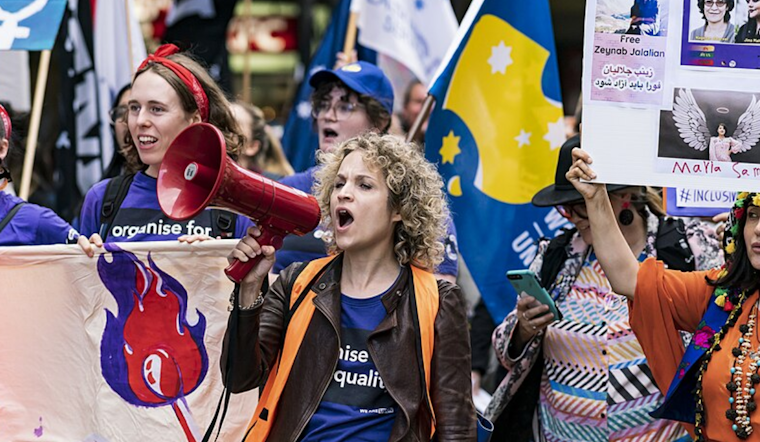 Hundreds Rally for Women's Rights in Cleveland on International Women's Day