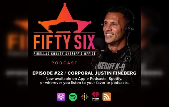 Inside the Life of a Pinellas County K-9 Unit Officer, 56 Podcast Features Corporal Justin Fineberg and His Canine Companion Beau
