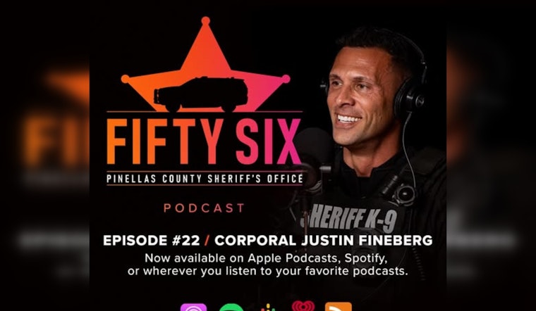 Inside the Life of a Pinellas County K-9 Unit Officer, 56 Podcast Features Corporal Justin Fineberg and His Canine Companion Beau