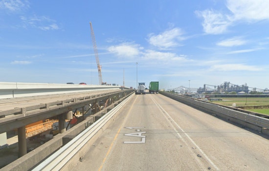 Intermittent Lane Closures on LA 1 Northbound Bridge in West Baton Rouge Parish from March 19 to April 5