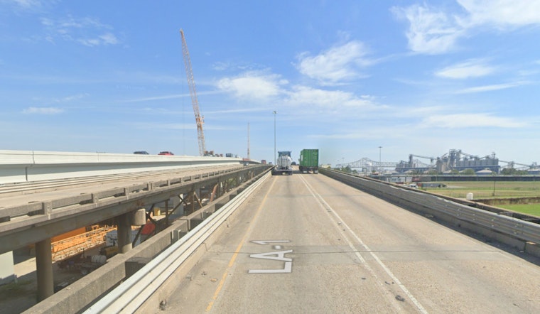 Intermittent Lane Closures on LA 1 Northbound Bridge in West Baton Rouge Parish from March 19 to April 5