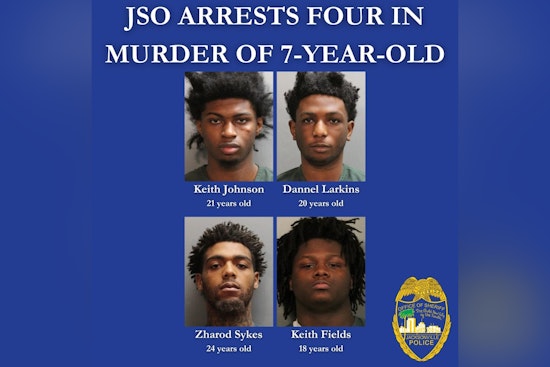 Jacksonville Police Arrest Four Men Linked to Shooting Death of 7-Year-Old Breon Allen Jr.