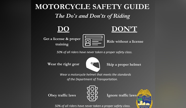 Jacksonville Sheriff's Office Champions Motorcycle Safety Following 7 Fatal Crashes This Year