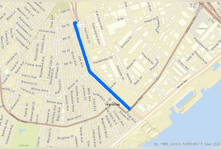 Jefferson Parish Alert as Lane Closures Begin on LA 3154 for Drain Cleaning and Maintenance