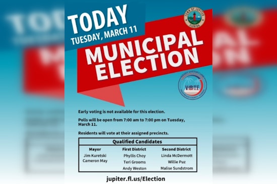 Jupiter Residents Head to Polls to Determine New Mayor and Council Members