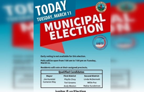 Jupiter Residents Head to Polls to Determine New Mayor and Council Members