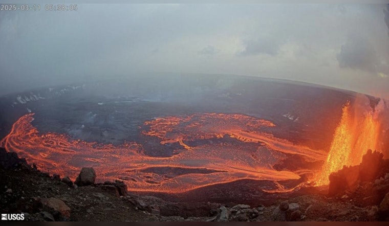 Kīlauea Volcano Spouts 600-Foot Lava Fountains in 13th Eruption Since 2024