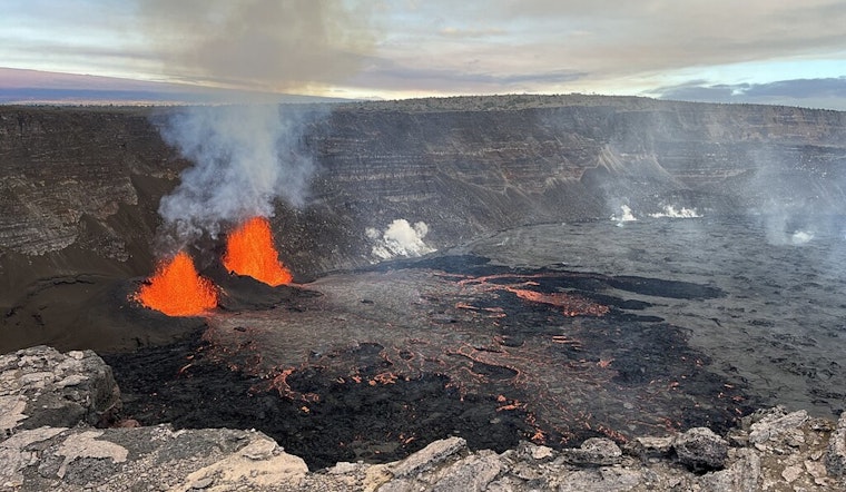 Kilauea's Lava Light Show Soars to 1,000 Feet Amidst 'Vog' Warnings Across Hawaii