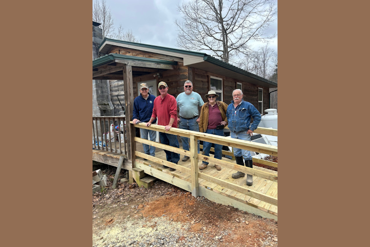 Kingston First Baptist Church Builds Ramp for Disabled Veteran in Heartfelt Community Effort