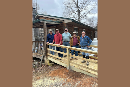 Kingston First Baptist Church Builds Ramp for Disabled Veteran in Heartfelt Community Effort