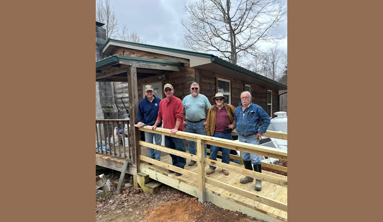 Kingston First Baptist Church Builds Ramp for Disabled Veteran in Heartfelt Community Effort