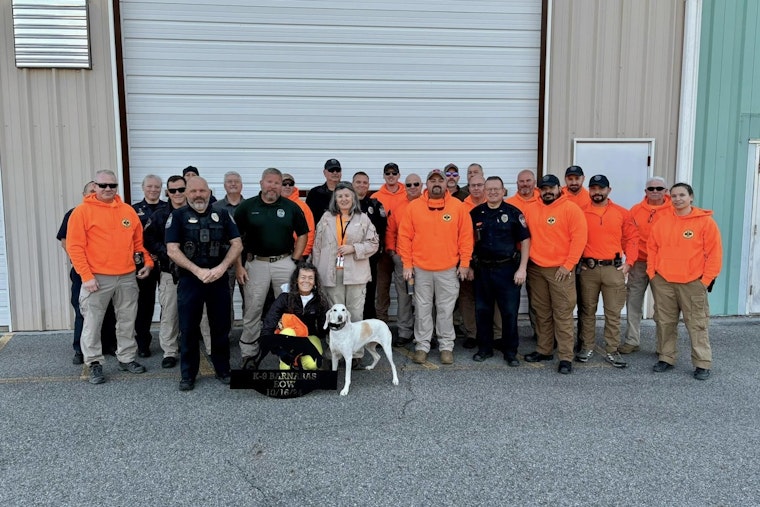 Knoxville Police Honor Late SAR K-9 Barnabas with Custom Memorial, Celebrating a Decade of Dedicated Service