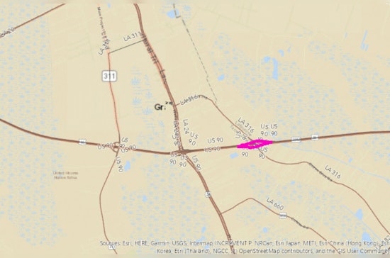 Lafourche Parish Alert: Planned US 90 Ramp Closures at LA 316 for Overnight Maintenance