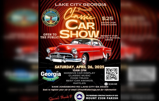 Lake City to Ignite Nostalgia with Classic Car Show During Georgia Cities Week