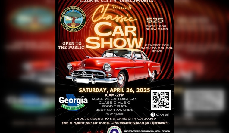 Lake City to Ignite Nostalgia with Classic Car Show During Georgia Cities Week