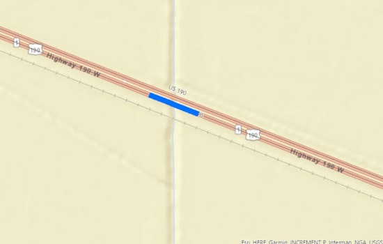 Lane Closure on US 190 Eastbound in East Baton Rouge for Railroad Maintenance on April 7, Expect Delays