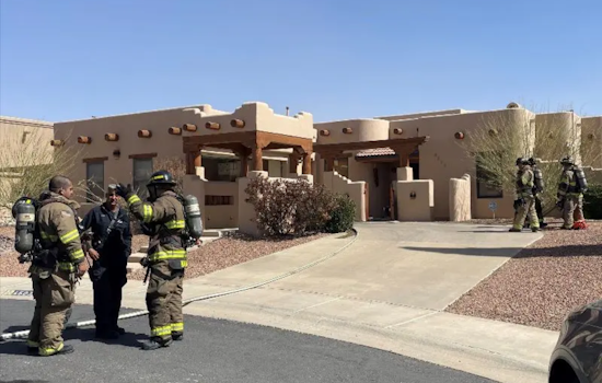 Las Cruces Firefighters Extinguish Residential Blaze, 2 Hospitalized for Injuries