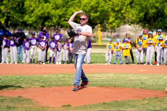 Las Vegas Community and Police Celebrate Bolden Little League Season Opener with Sheriff's First Pitch