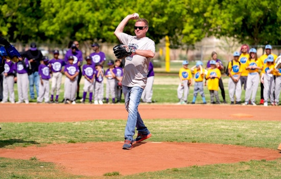 Las Vegas Community and Police Celebrate Bolden Little League Season Opener with Sheriff's First Pitch