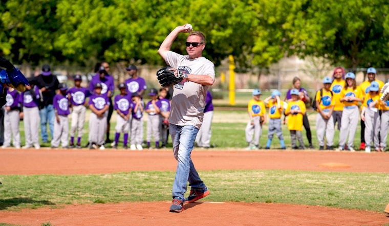 Las Vegas Community and Police Celebrate Bolden Little League Season Opener with Sheriff's First Pitch