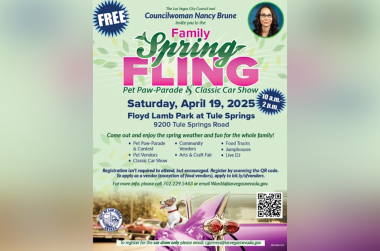 Las Vegas Invites Community to Free Family Spring Fling at Floyd Lamb Park with Classic Cars, Pet Parade, and More