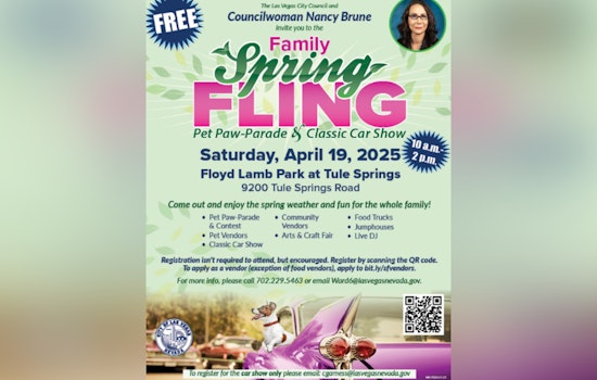 Las Vegas Invites Community to Free Family Spring Fling at Floyd Lamb Park with Classic Cars, Pet Parade, and More