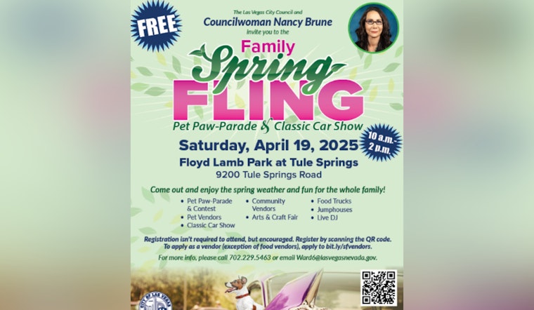 Las Vegas Invites Community to Free Family Spring Fling at Floyd Lamb Park with Classic Cars, Pet Parade, and More
