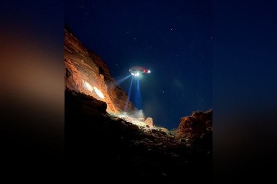 Las Vegas Search and Rescue Conducts Intricate Hoist Operation for Injured Climber at Red Springs