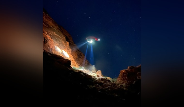 Las Vegas Search and Rescue Conducts Intricate Hoist Operation for Injured Climber at Red Springs