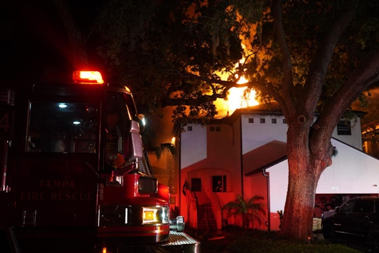Late-Night Fire Engulfs South Tampa Home, No Injuries as Investigators Probe Cause