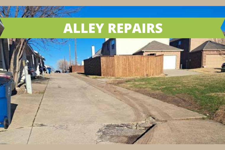 Lewisville Neighborhoods Brace for Alley Repairs, Adjustments in Traffic and Waste Disposal Expected