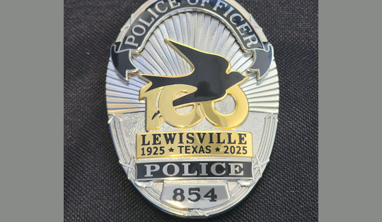 Lewisville Police Celebrate City's Centennial with Commemorative Badges