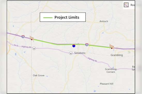 Lincoln Parish Motorists Alert: $17.9M I-20 Pavement Rehabilitation to Cause Delays Starting March 2025