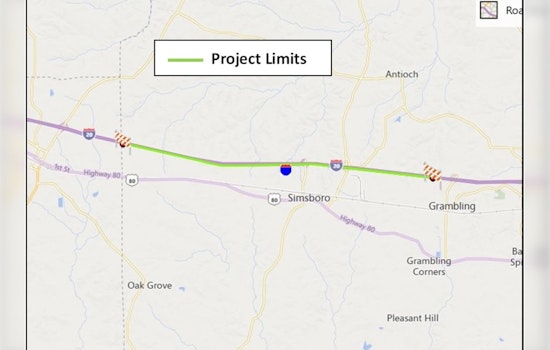 Lincoln Parish Motorists Alert: $17.9M I-20 Pavement Rehabilitation to Cause Delays Starting March 2025