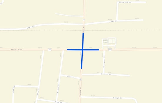 Livingston Parish Drivers Alert as Traffic Signal Work on LA 43 and US 190 to Cause Lane Closures Next Week