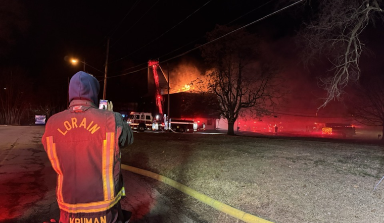 Lorain Firefighters Battle Blaze at Former Girl Scouts Building, No Injuries Reported