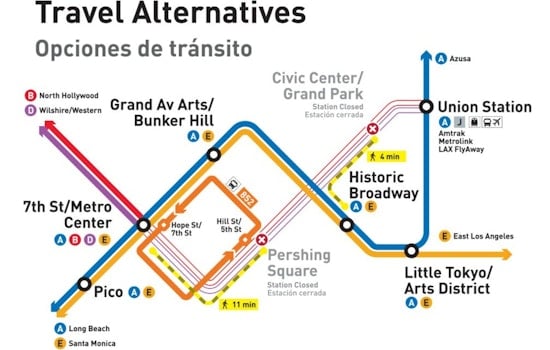 Los Angeles Metro Rail Service Disrupted Due to Downtown Yard Upgrades
