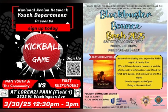 LVMPD Hosts Weekend of Family Fun with Bounce Bash and Kickball Game in Las Vegas