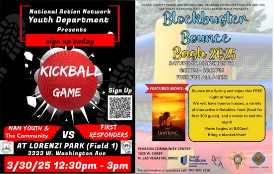 LVMPD Hosts Weekend of Family Fun with Bounce Bash and Kickball Game in Las Vegas
