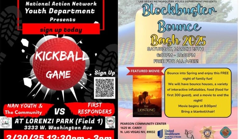 LVMPD Hosts Weekend of Family Fun with Bounce Bash and Kickball Game in Las Vegas