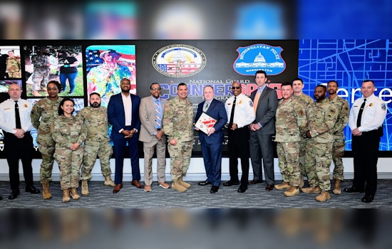 Major General Andonie Recognizes DC Police for Counterdrug Efforts with Challenge Coin Ceremony in Washington