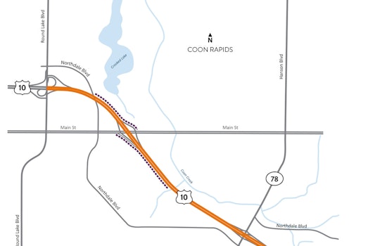 Major Highway 10 Expansion in Coon Rapids to Impact Bay Area Commuters Traveling to Minnesota
