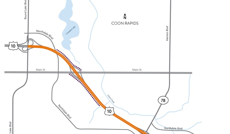 Major Highway 10 Expansion in Coon Rapids to Impact Bay Area Commuters Traveling to Minnesota