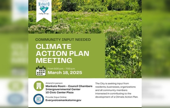 Mankato Embarks on a Greener Future, City Invites Community Input for Upcoming Climate Action Plan