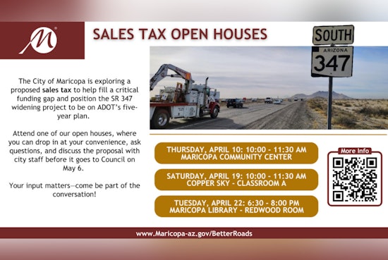 Maricopa City Council Considers New Sales Tax to Untangle SR 347 Traffic Woes
