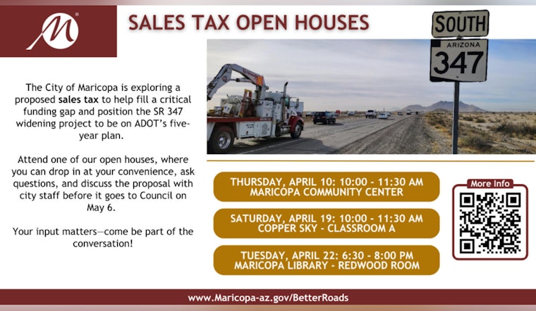 Maricopa City Council Considers New Sales Tax to Untangle SR 347 Traffic Woes