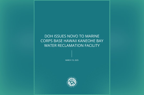 Marine Corps Base Hawaii Hit with $95,000 Fine for Water Pollution Violations
