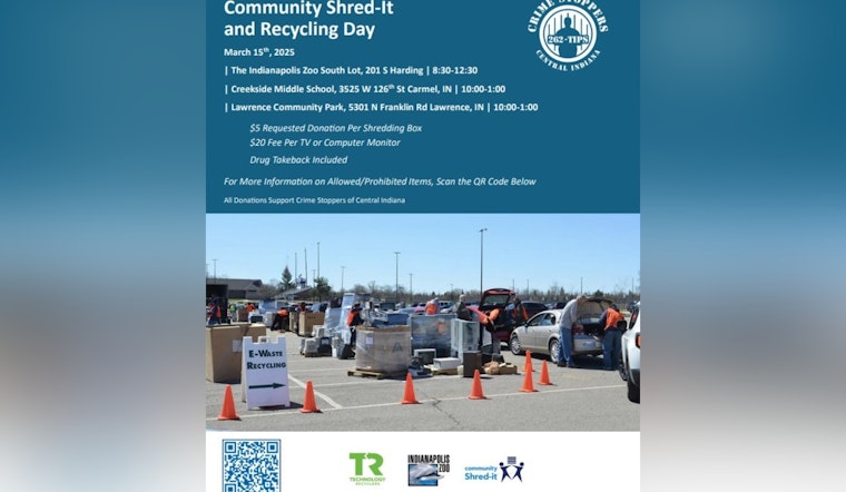 Marion County Sheriff's Office Hosts Secure Shredding and Electronics Recycling Event Supporting Crime Stoppers