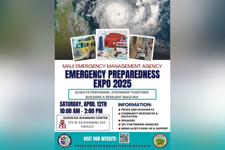 Maui Emergency Management Agency to Host Free Preparedness Expo in Kahului
