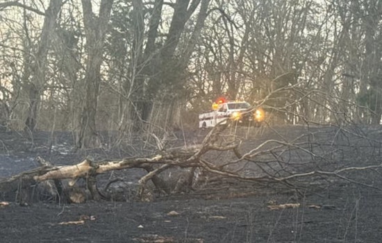 Maury County Firefighters Successfully Contain Brush Fire on Neeley Hollow Road